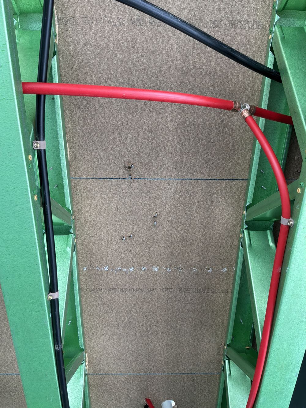 Flooring nails missing the joists, a common cause of squeaking upstairs floors, Rouse Hill