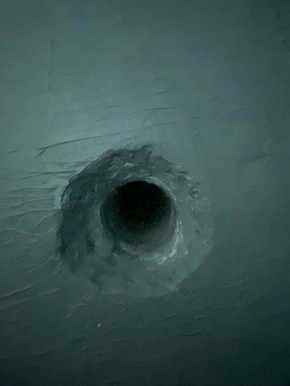 Floor waste with no puddle flange to connect it to the membrane, found during a waterproofing inspection in Kellyville